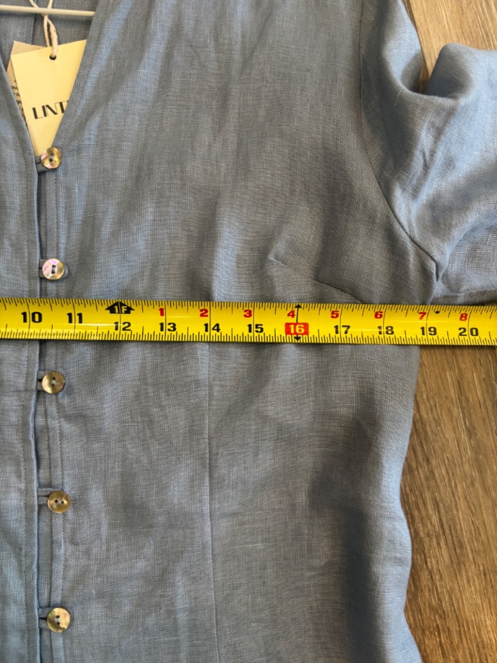 WOMENS LINEN LONG TOP - Picture 16 of 16